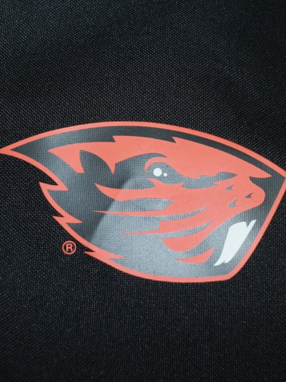 Nike Oregon State Beavers Orange Black Zip Top Polyester Utility Gymbag
